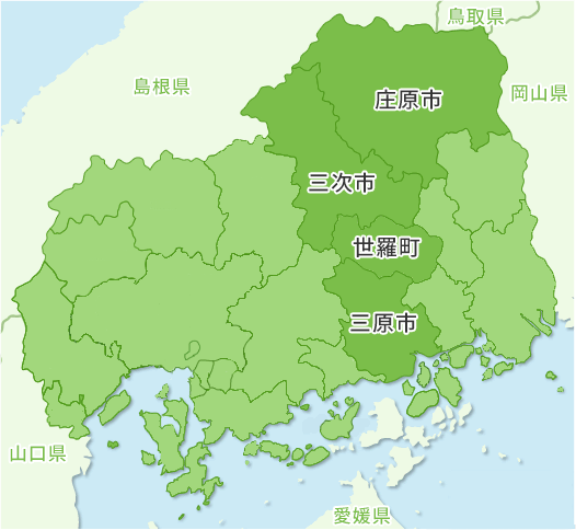 実績エリア地図